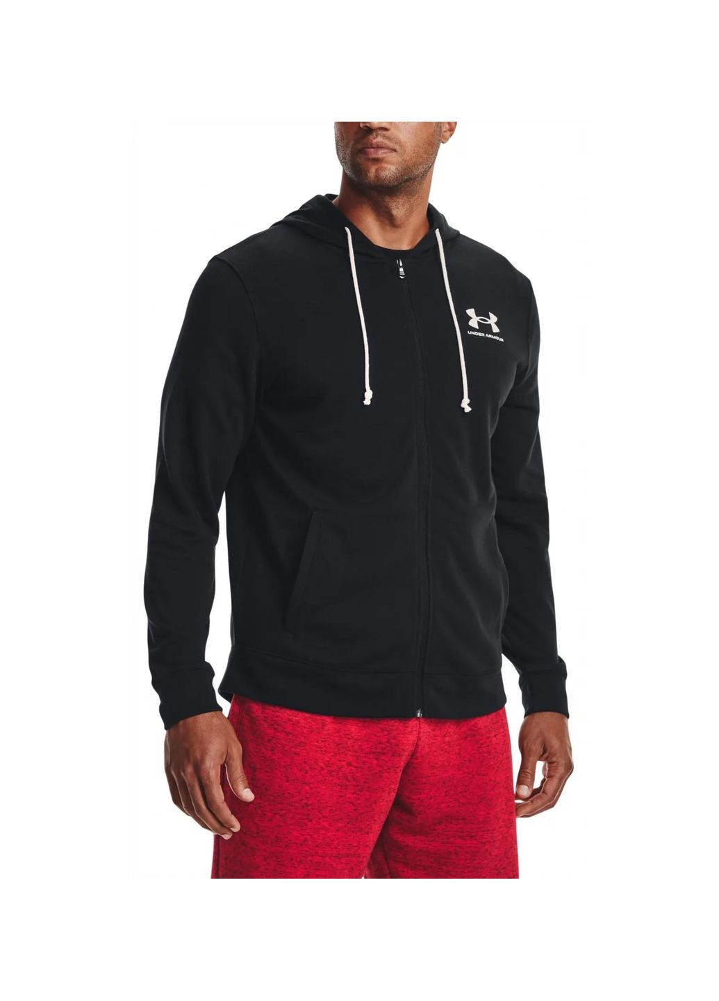 Кофта мужская Rival Terry Lc Fz (1370409-001) Under Armour (370780353)