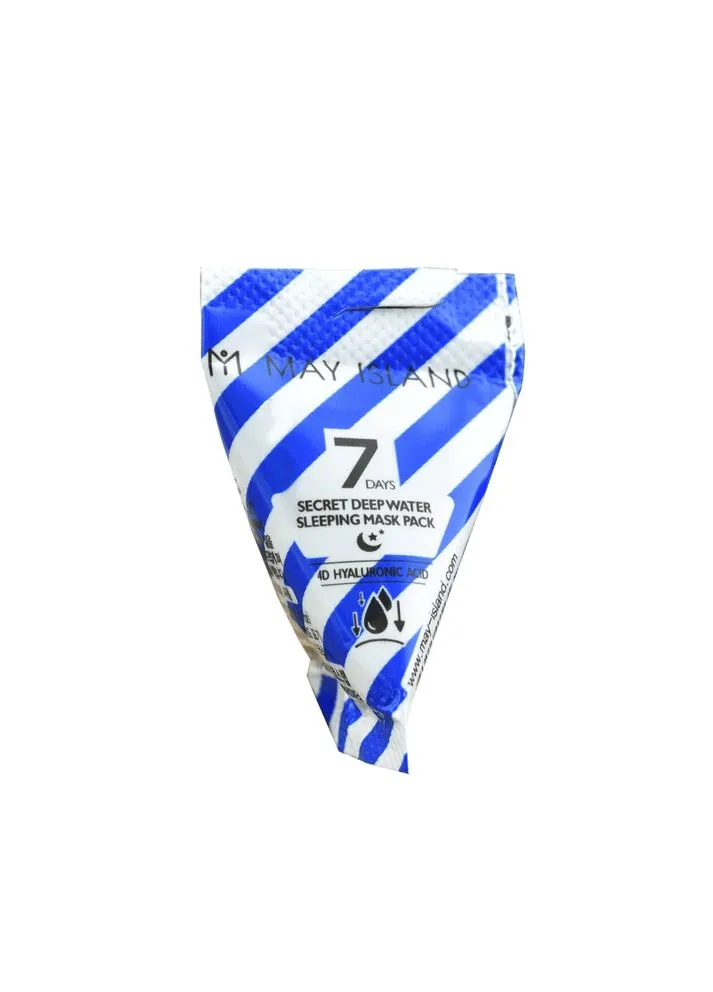 Зволожувальна нічна маска для обличчя 7 Days Secret Deep Water Sleeping Mask Pack 5 ml May Island (358500411)