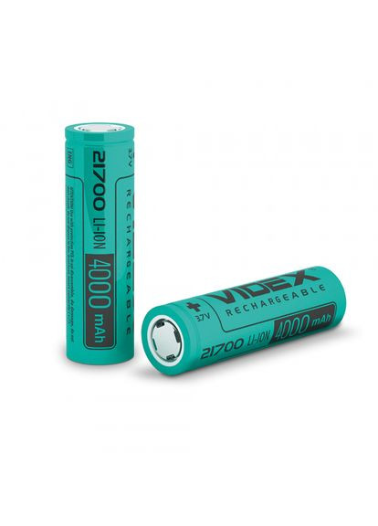Аккумулятор Li-ion 21700 (без защиты) 4000mAh bulk/1шт (21700/4000/1B) Videx 21700 4000mAh (370248701)