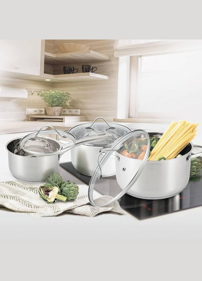 Набір кухонного посуду MR-3519-6M з 6 предметів Maestro (334008915)
