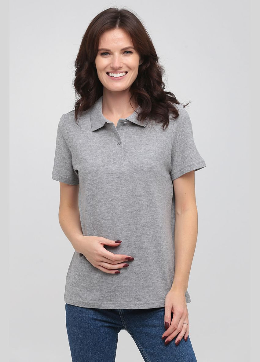 Футболка поло жіноча сірий меланж Stedman POLO (300567526)