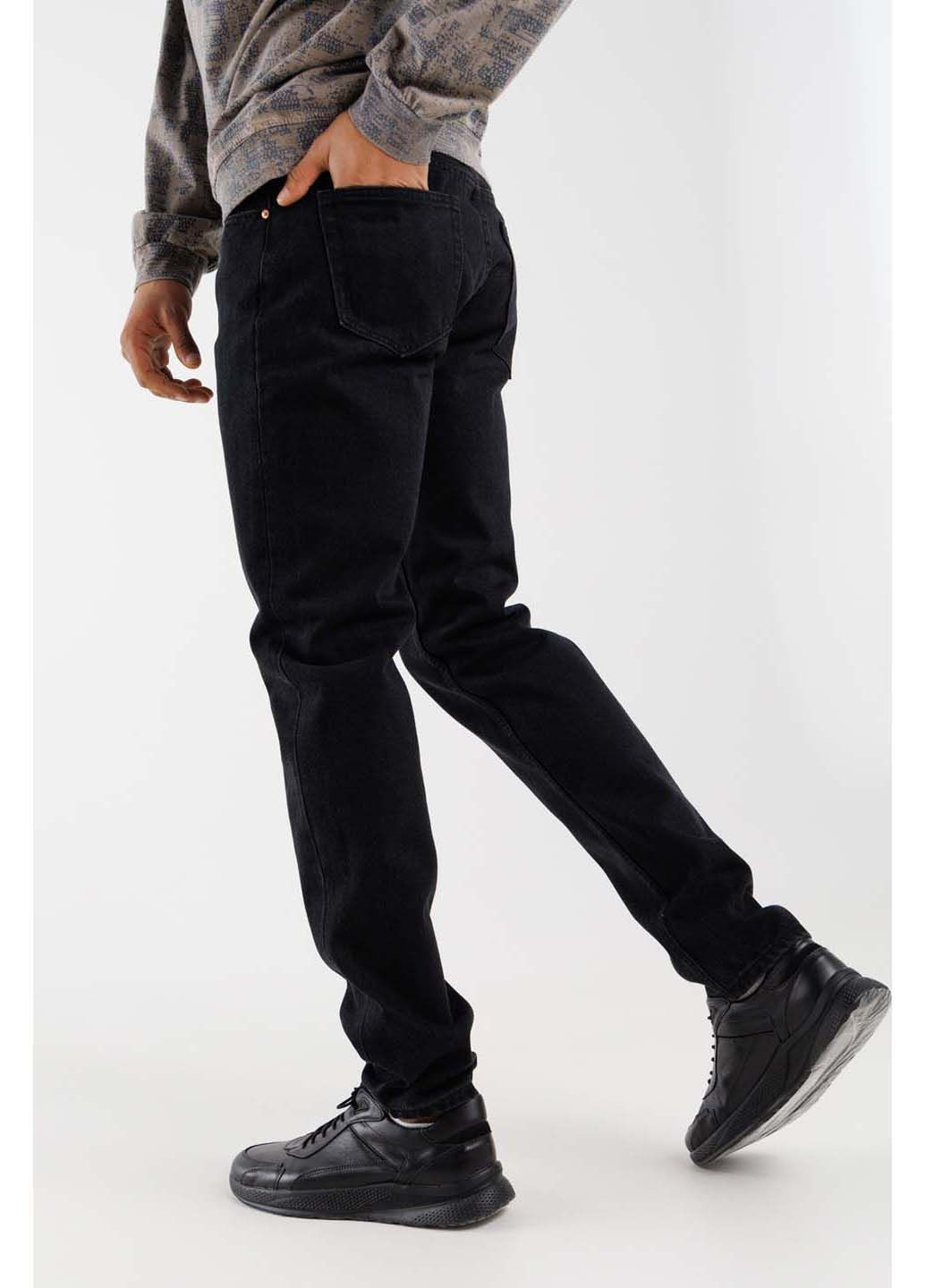 Черные демисезонные джинсы Ren Tomogo