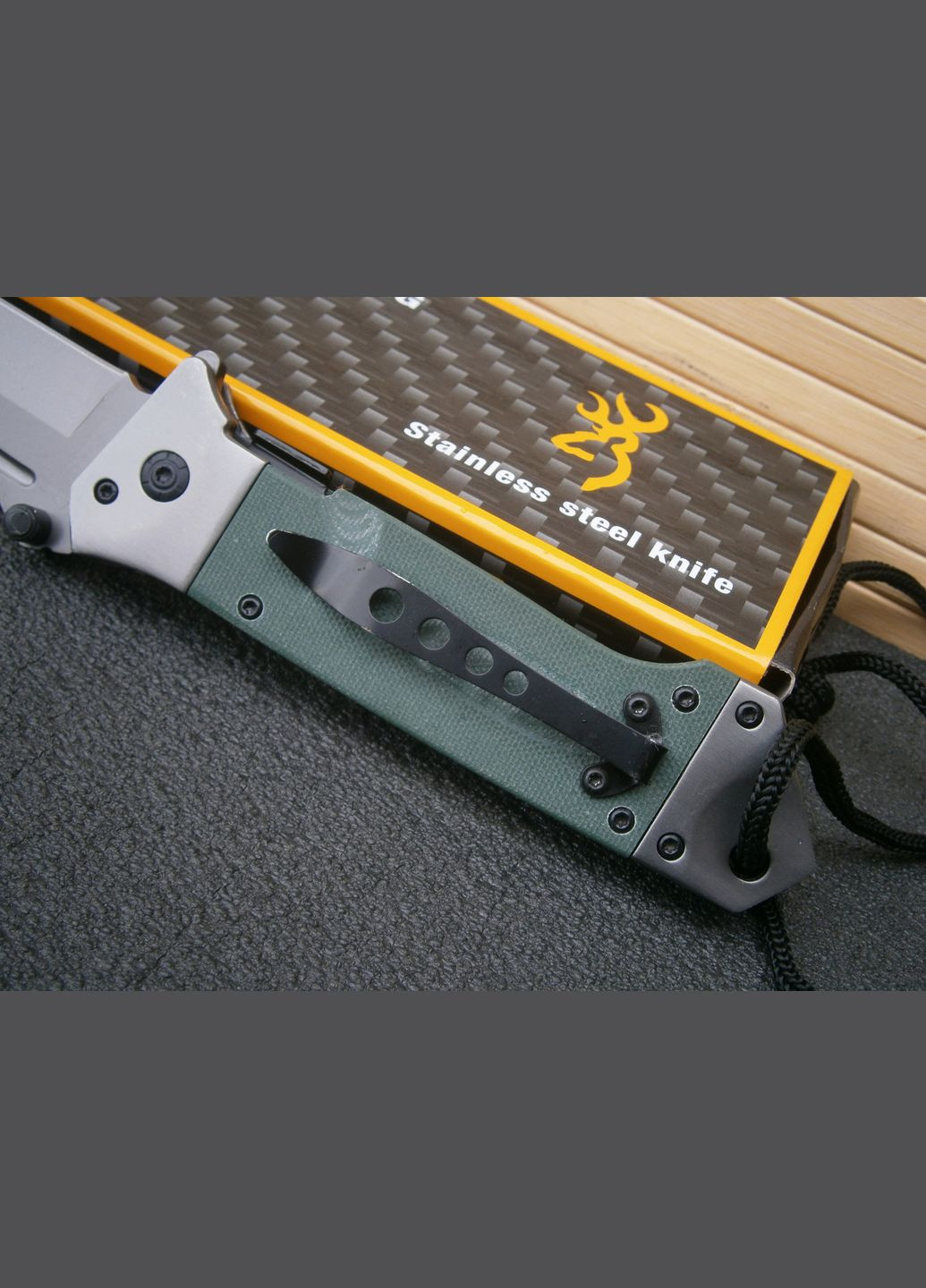 Ніж складаний US Tanto G10 Liner-Lock Аssist 22 см Brawning (302450628)