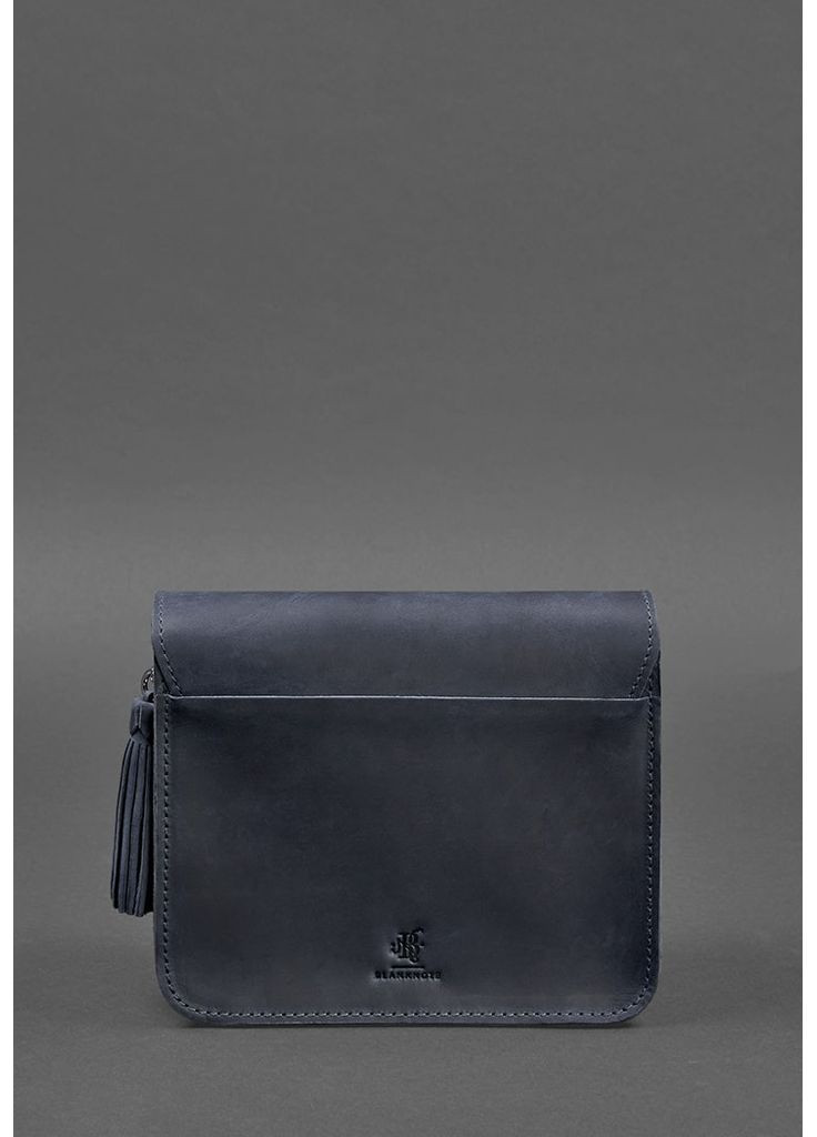 Кожаная женская бохо-сумка Лилу синяя Crazy Horse BlankNote кросс-боди (348359319)