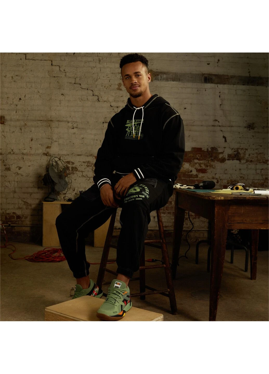 Худи x BLACK FIVES Basketball Hoodie Men Puma (367584311)