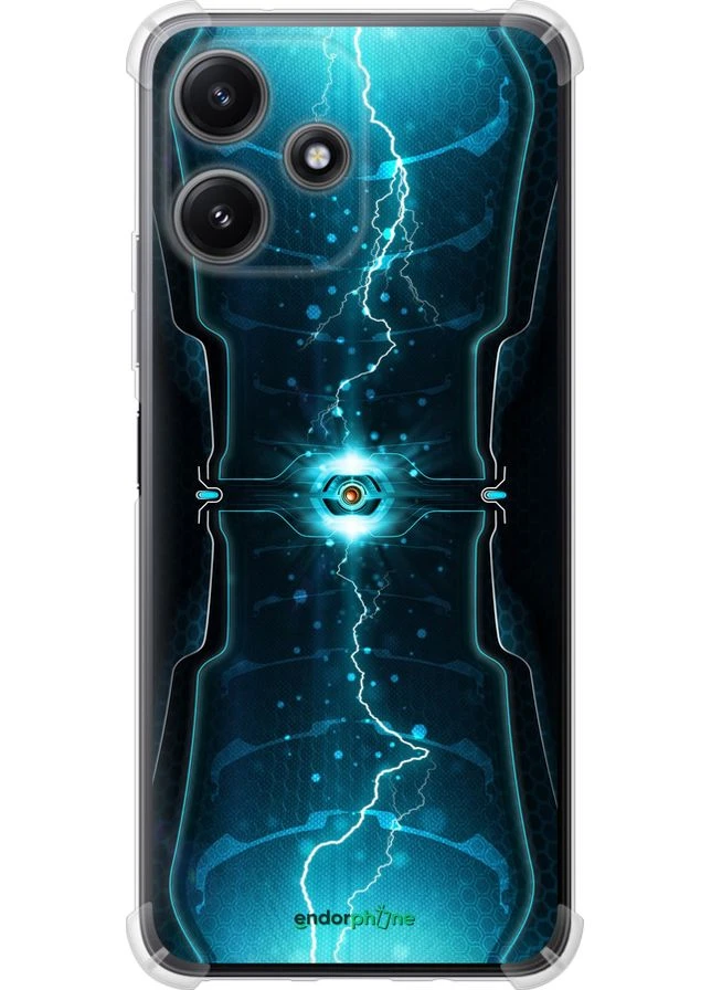 Чехол на Xiaomi Poco M6 Pro 5G Молнии в цилиндре "120sp-3859-70447" Endorphone (366354363)
