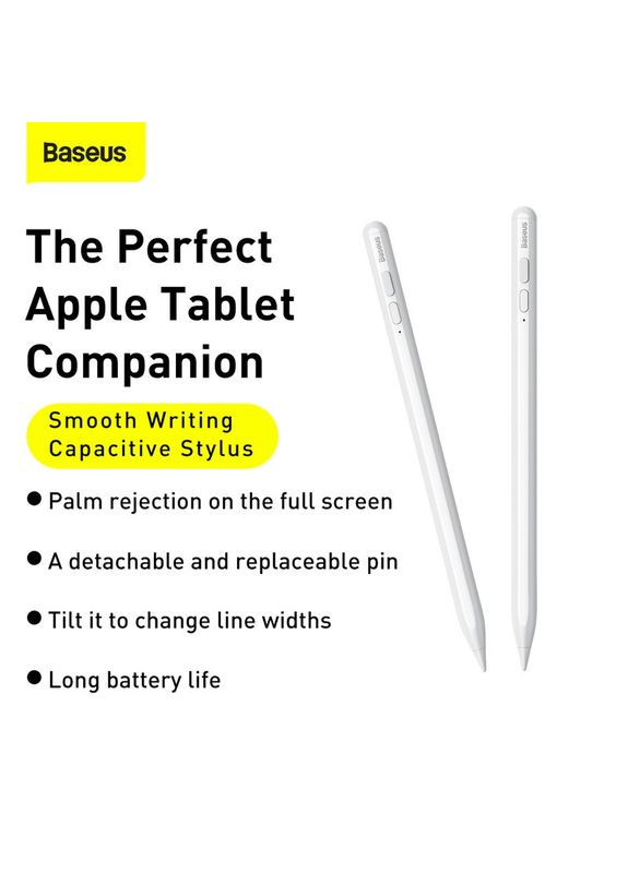 Стилус Smooth Writing Capacitive Stylus активний 8.5 години Baseus (280877875)