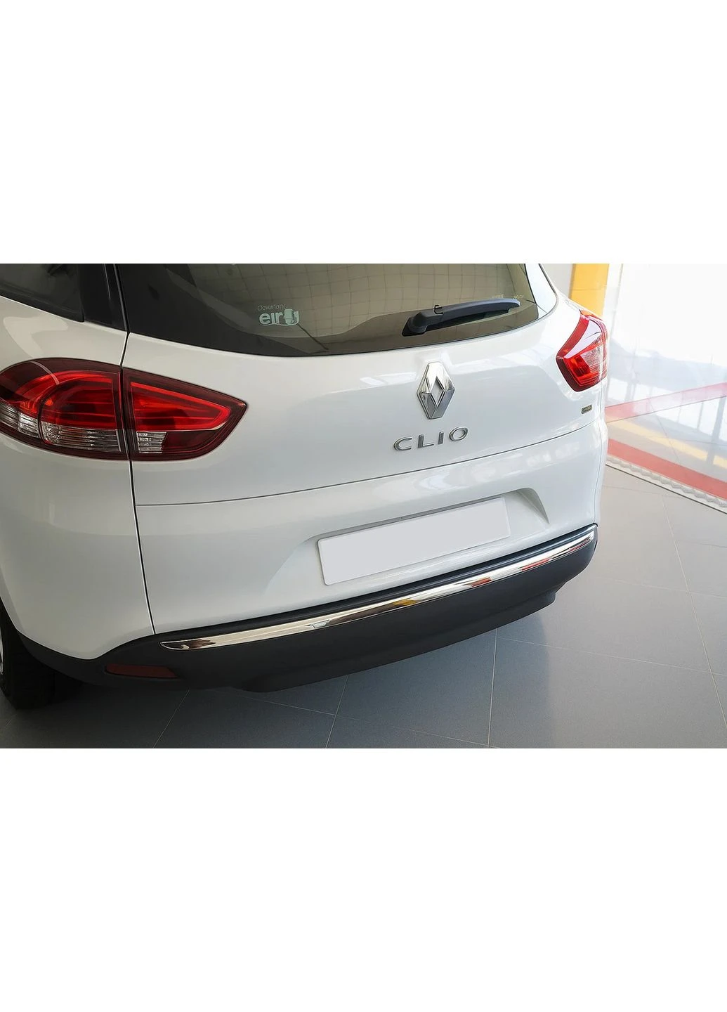 Кромка бампера (SW, нерж) для Renault Clio IV 2012-2019 гг No Brand (392193878)