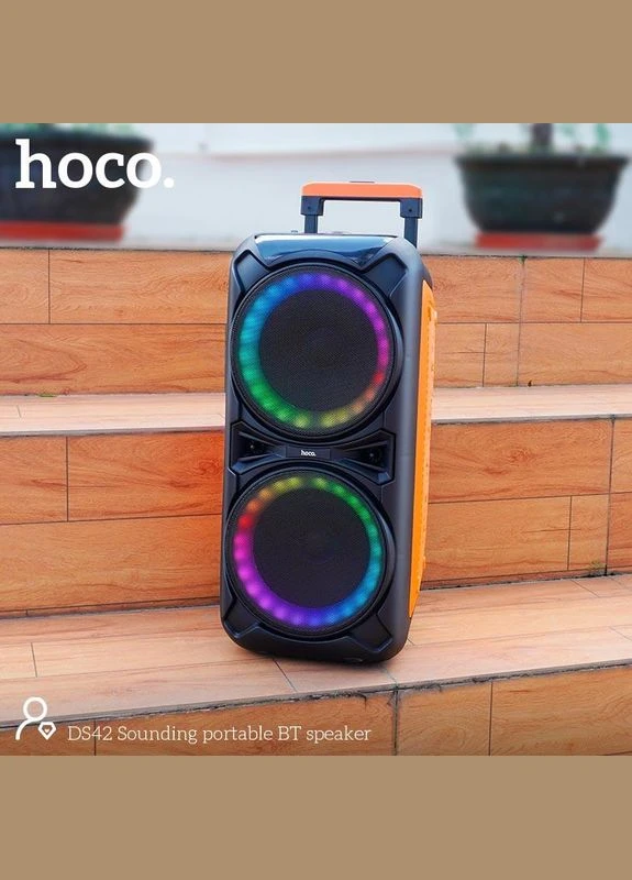 Акустика – караоке беспроводная система с микрофоном DS42 Sounding 30 вт Hoco (315478717)