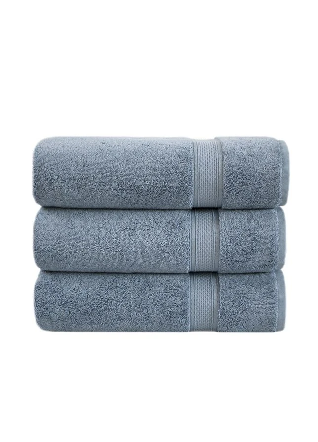 Рушник С "Grand soft twist denim" 90*150 Mirson комбінований