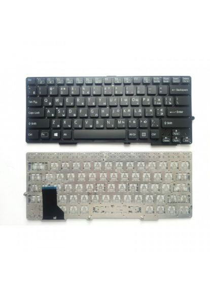 Клавіатура Sony svs13 (s13 series) черная без рамки подсветка ua (275091797)