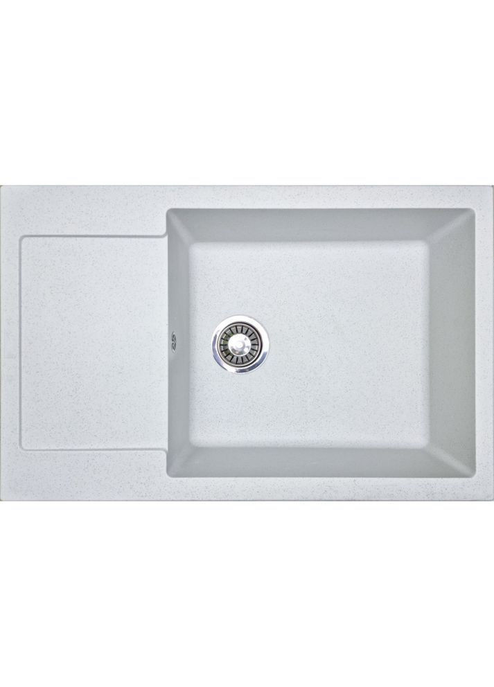 Кухонна мийка зі штучного каменю/кварцева 775х495х200мм, прямокутна GENERAL Old-Stone Молочний (33370775495) Adamant (370769855)