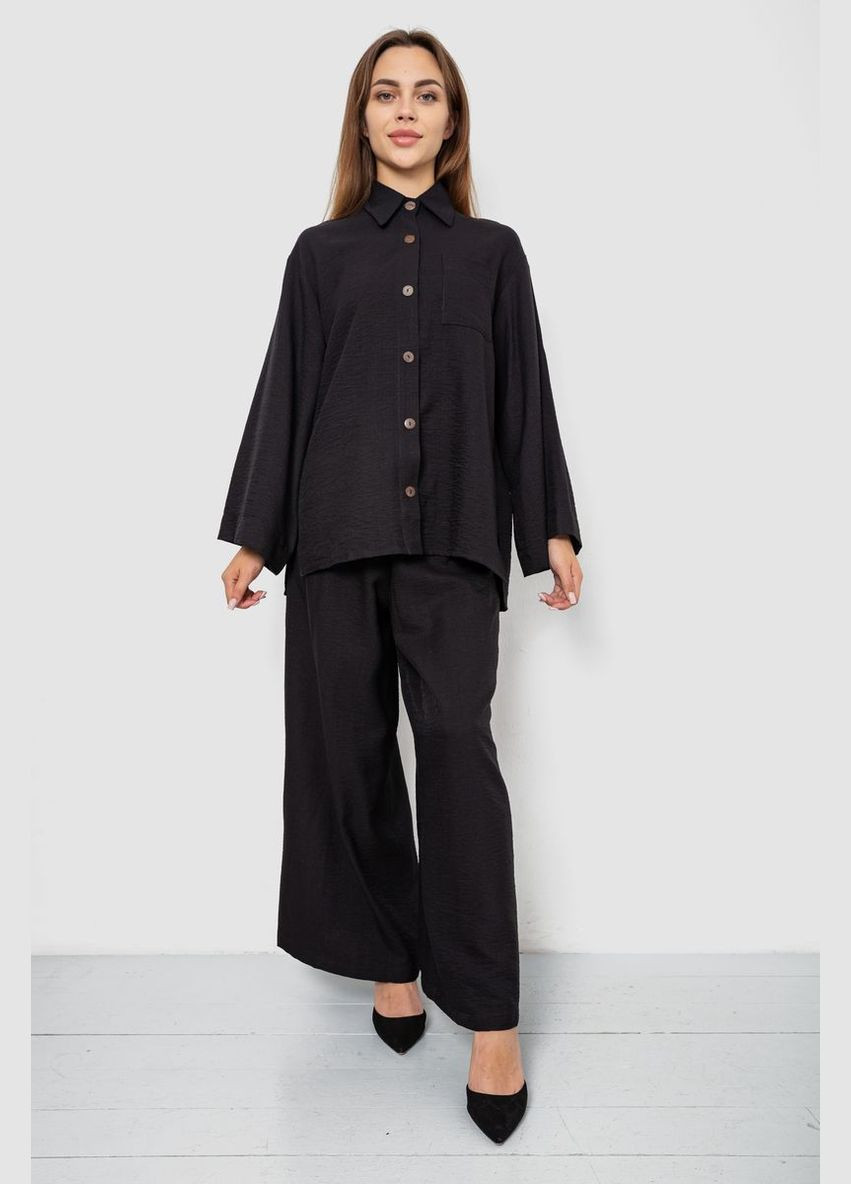 Костюм женский свободного кроя жатка Fashion (346391581)