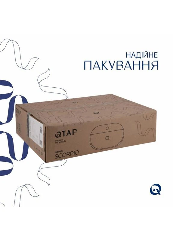 Раковина-чаша Scorpio 500x380x120 White QT14116533W Qtap (392251500)