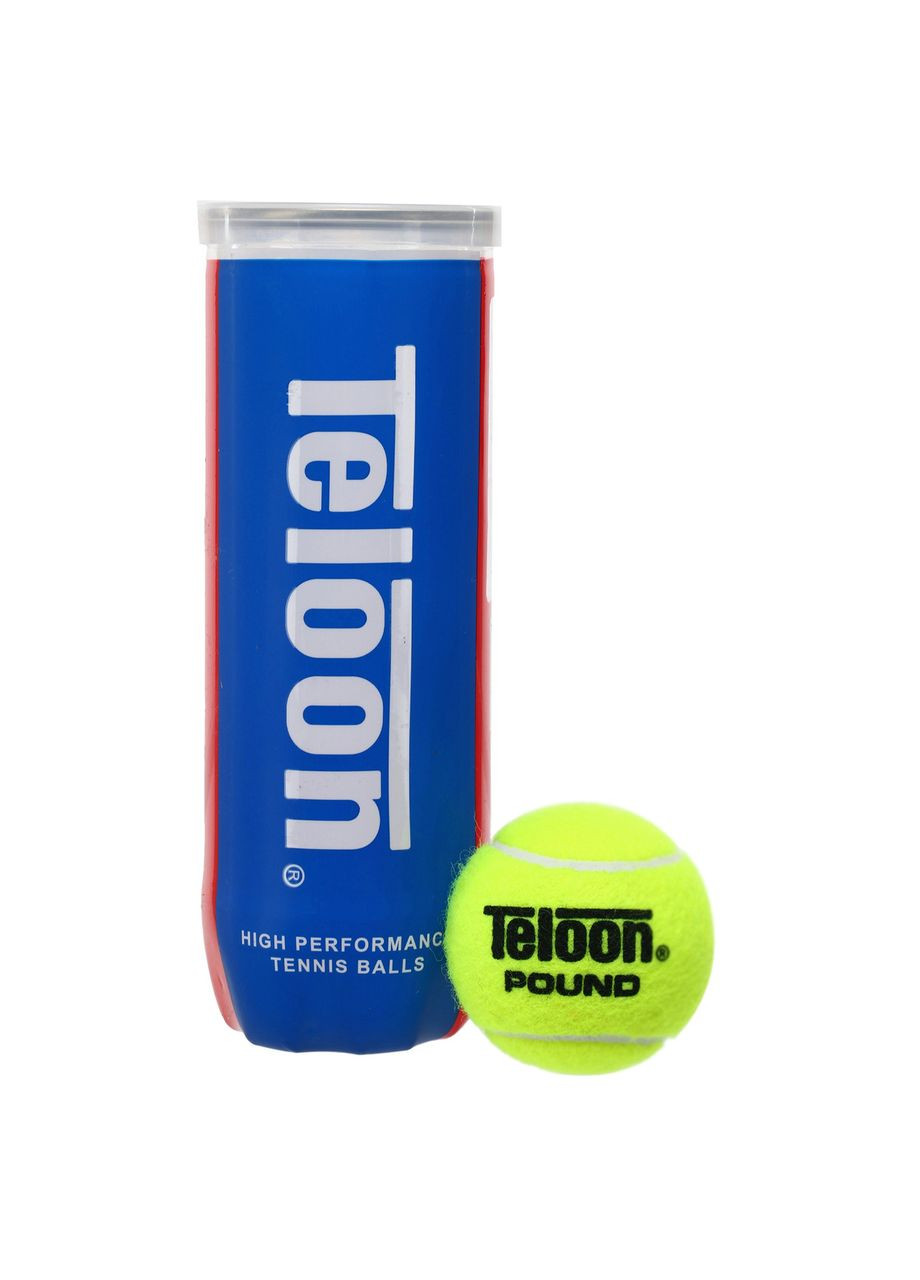 Мяч для большого тенниса POUND (3шт) Pro (в вакуумной упаковке) (T818-3) Teloon (361435337)
