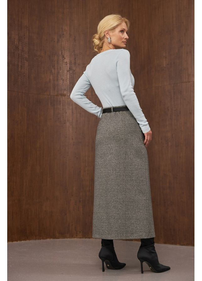 Голубая юбка 3080 базальт Triko Bakh