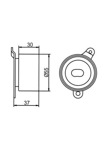 Ролик натяжной HONDA CIVIC (выр-во) GMB (345782289)