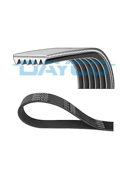 Ремень поликлин. (выр-во) 6PK1155 C.I.U Dayco (360483127)