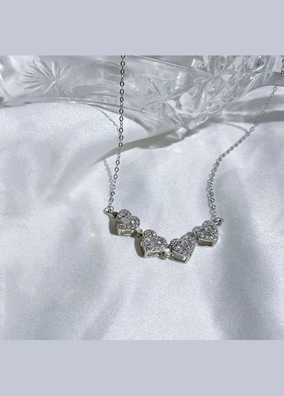 Магнітна підвіска-трансформер з клевером, підвіска з сердечками, намисто, кулон, ланцюжок Fashion Jewelry (337718856)