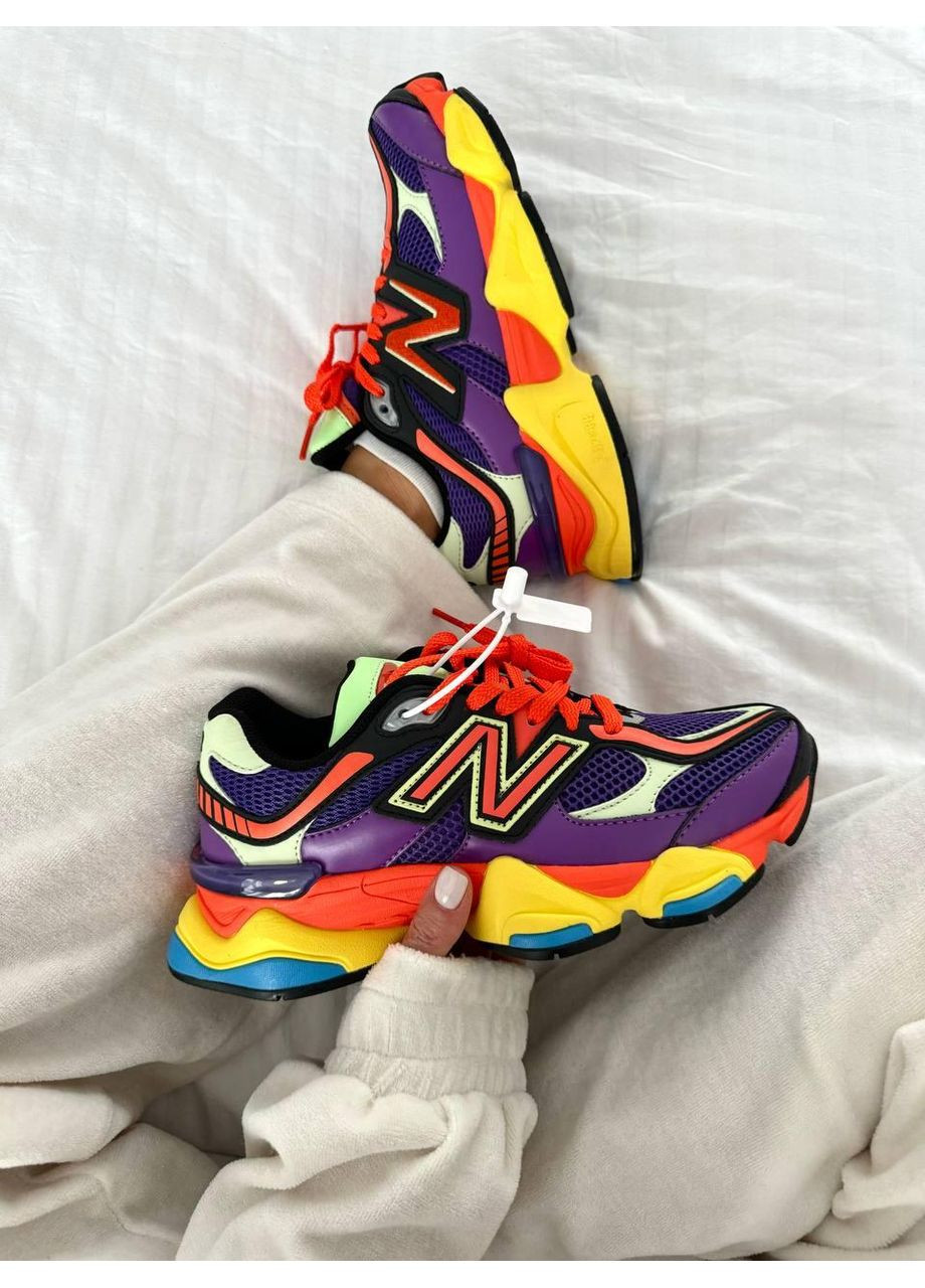 Желтые демисезонные кроссовки мужские new balance 9060 prism purple нью беланс 9060 No Brand