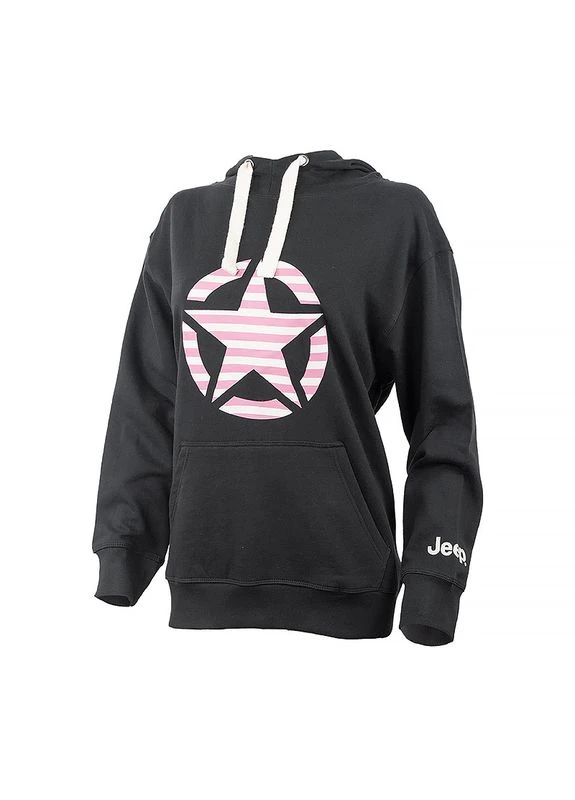 Худі HOODED OVERSIZE SWEATSHIRT STAR Striped Print O102608-B000 Jeep (387871889)