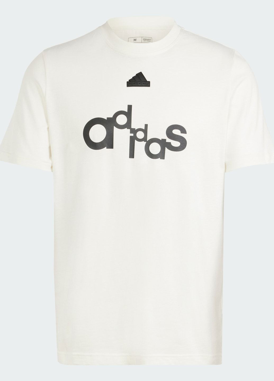 Біла футболка graphic print fleece adidas