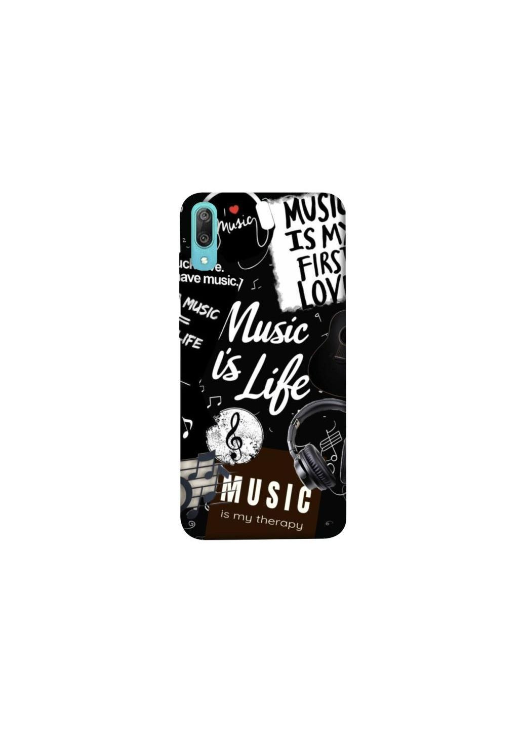 Чехол на Huawei Y6 Pro (2019) Music is Life Frontalka (363903267)