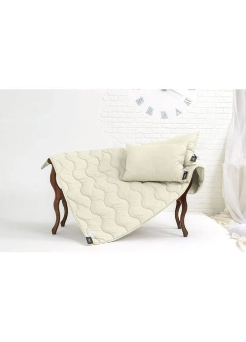 Ковдра вовняна №1641 Eco Light Creamy 155х215 (2200002653237) Mirson шерстяное 1641 Eco Light Creamy 155х215 (379099391)