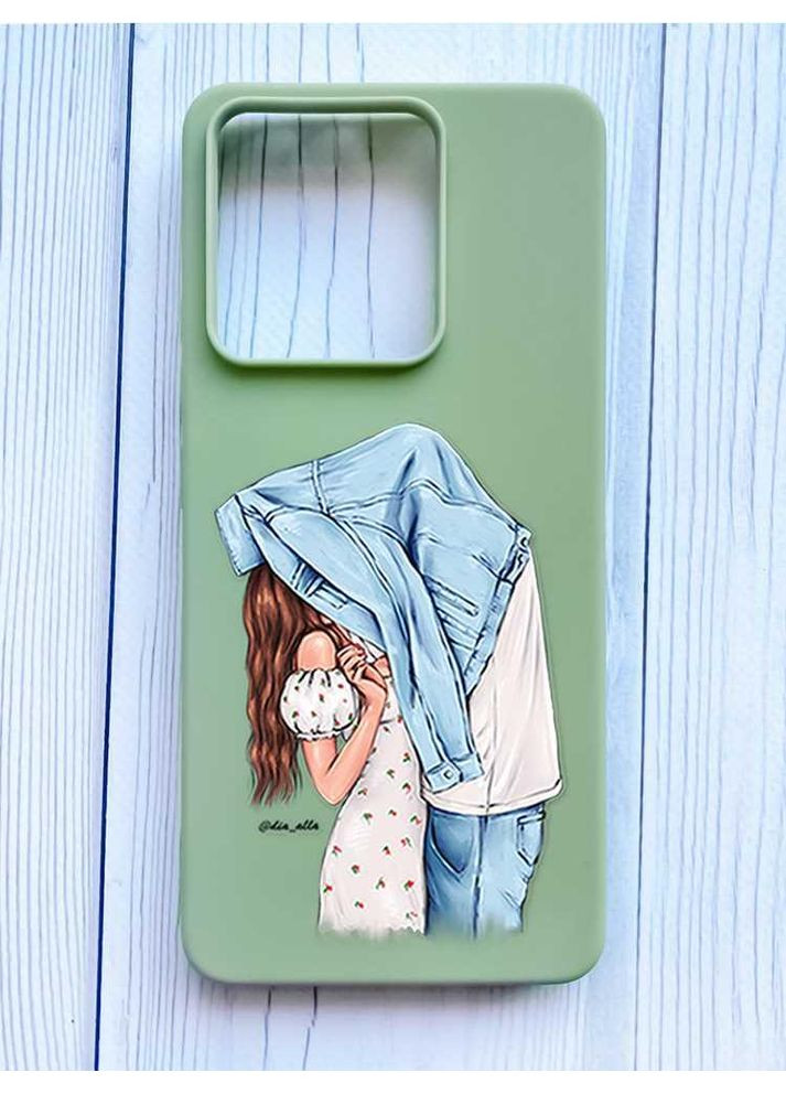 Матовый чехол на Xiaomi Redmi Note 13 Pro 5G Поцелуй (принт 33) Creative (355390890)