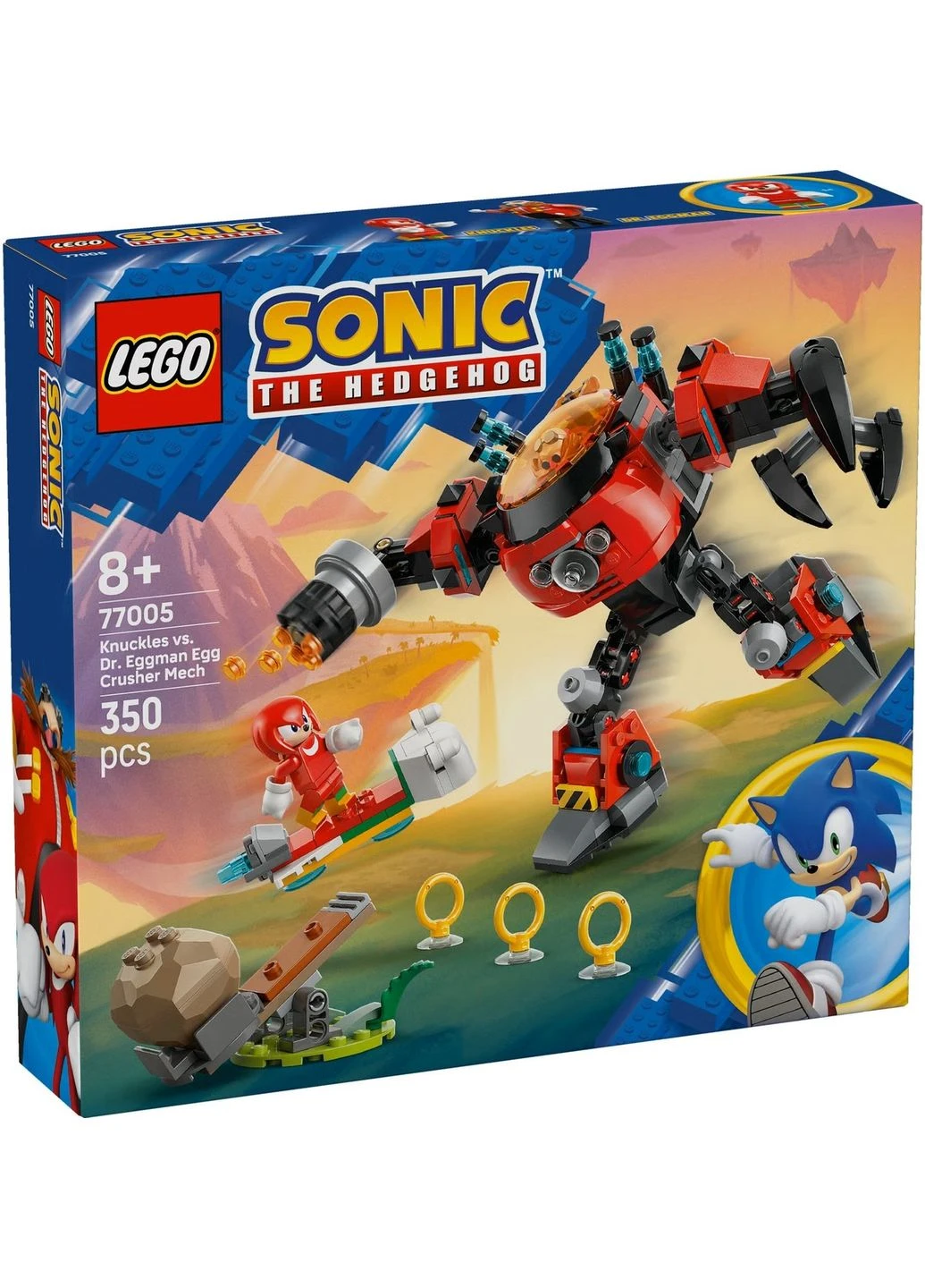 Конструктор Sonic Knuckles vs. Dr. Eggman Egg Crusher Mech Lego (360403064)