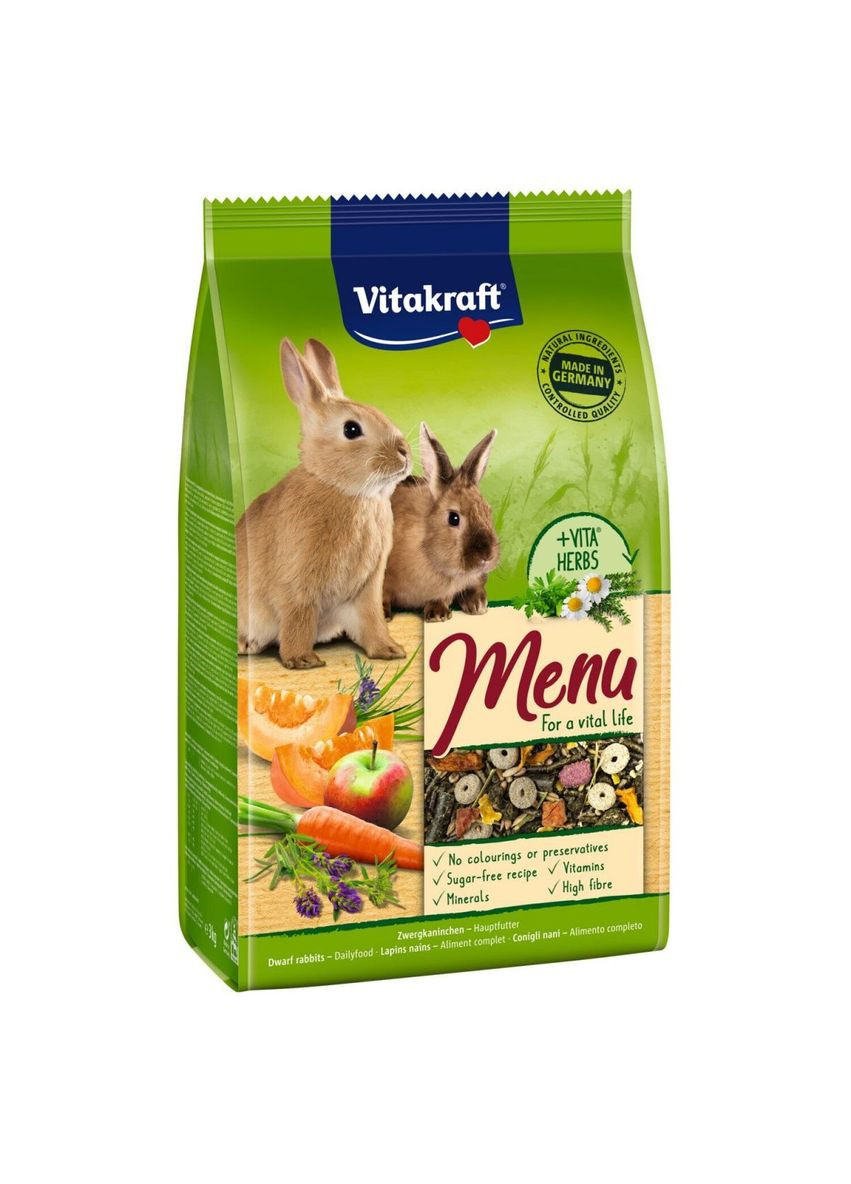 Корм для кроликов Premium Menu Vital 1 кг Vitakraft (292259065)