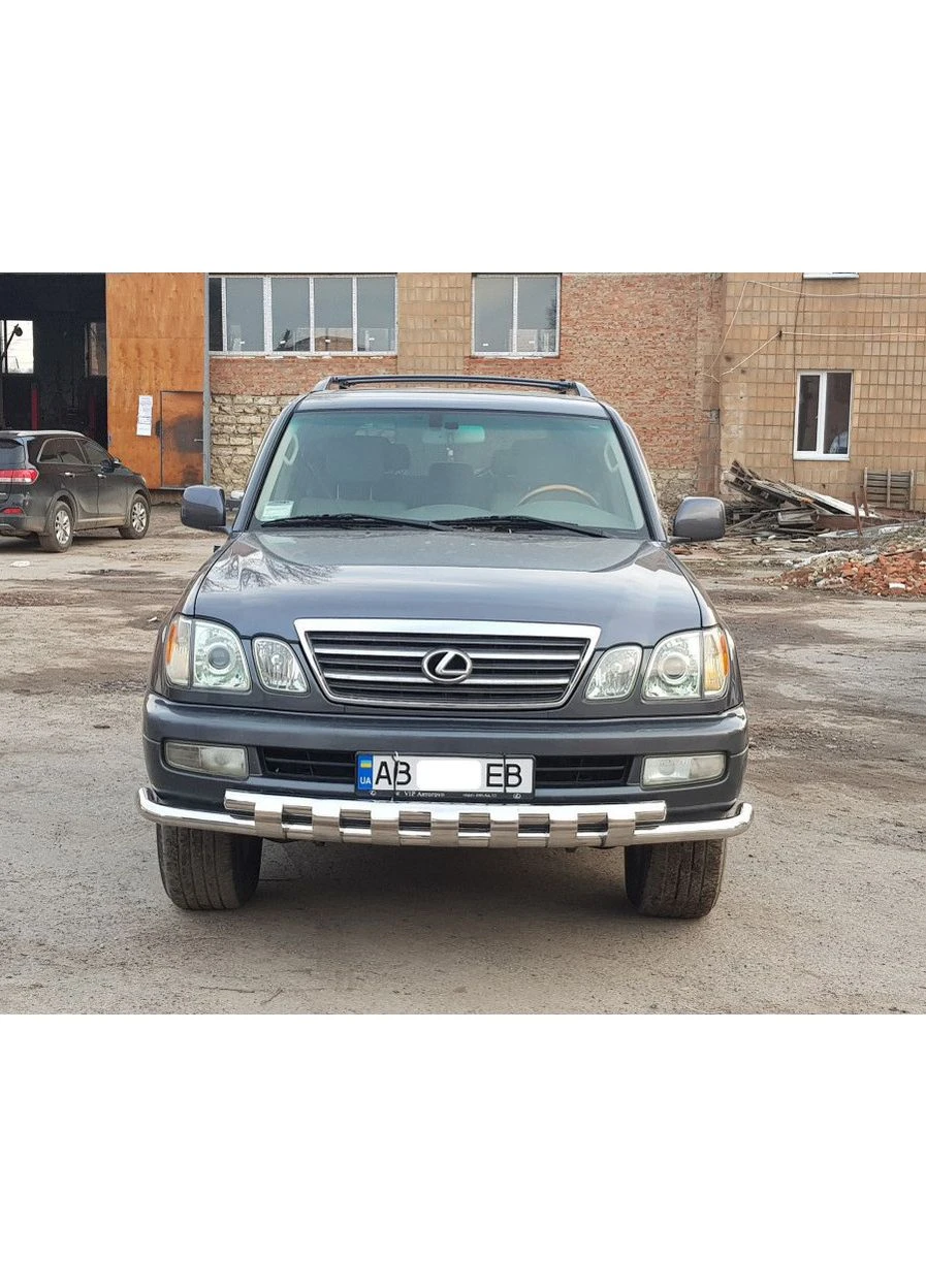 Передній захист ST015 (нерж.) для Lexus LX470 1998-2007 рр CAN (389049582)