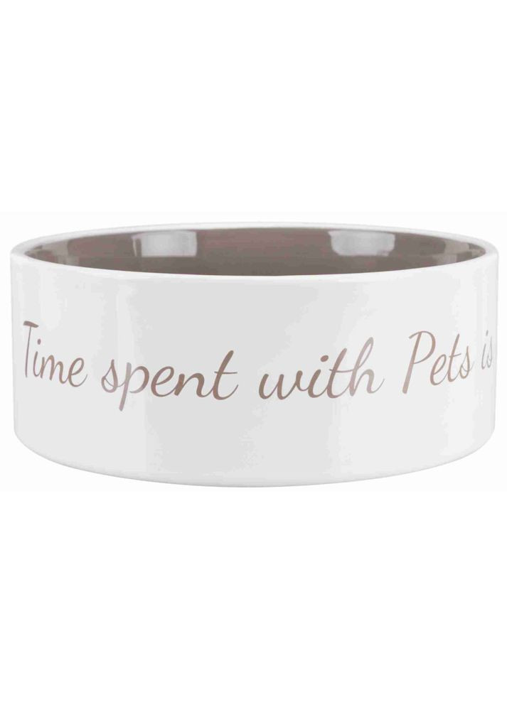 Миска для собак керамическая с принтом, 1,4 л, 20 см Trixie (355252726)