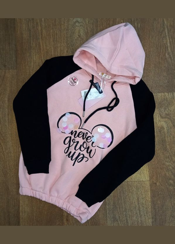 Детские худые на девочку с капюшоном Турция, тринитка No Brand (315408699)