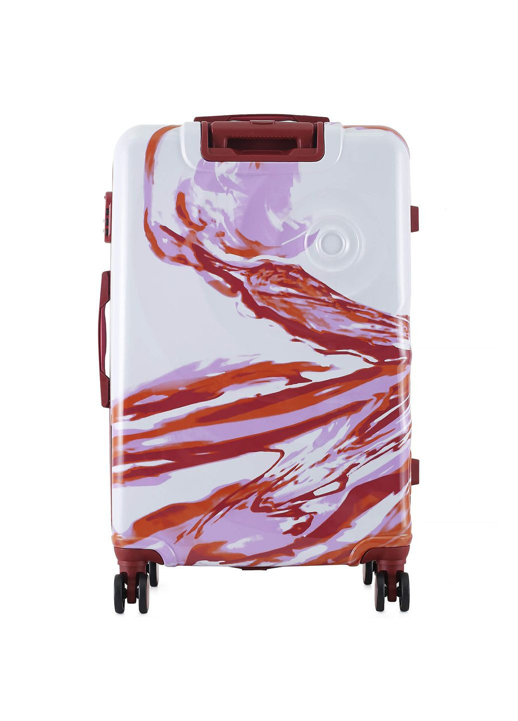 Чемодан 28" (L) White/Red Print (T5654-3) Semi Line (315593383)