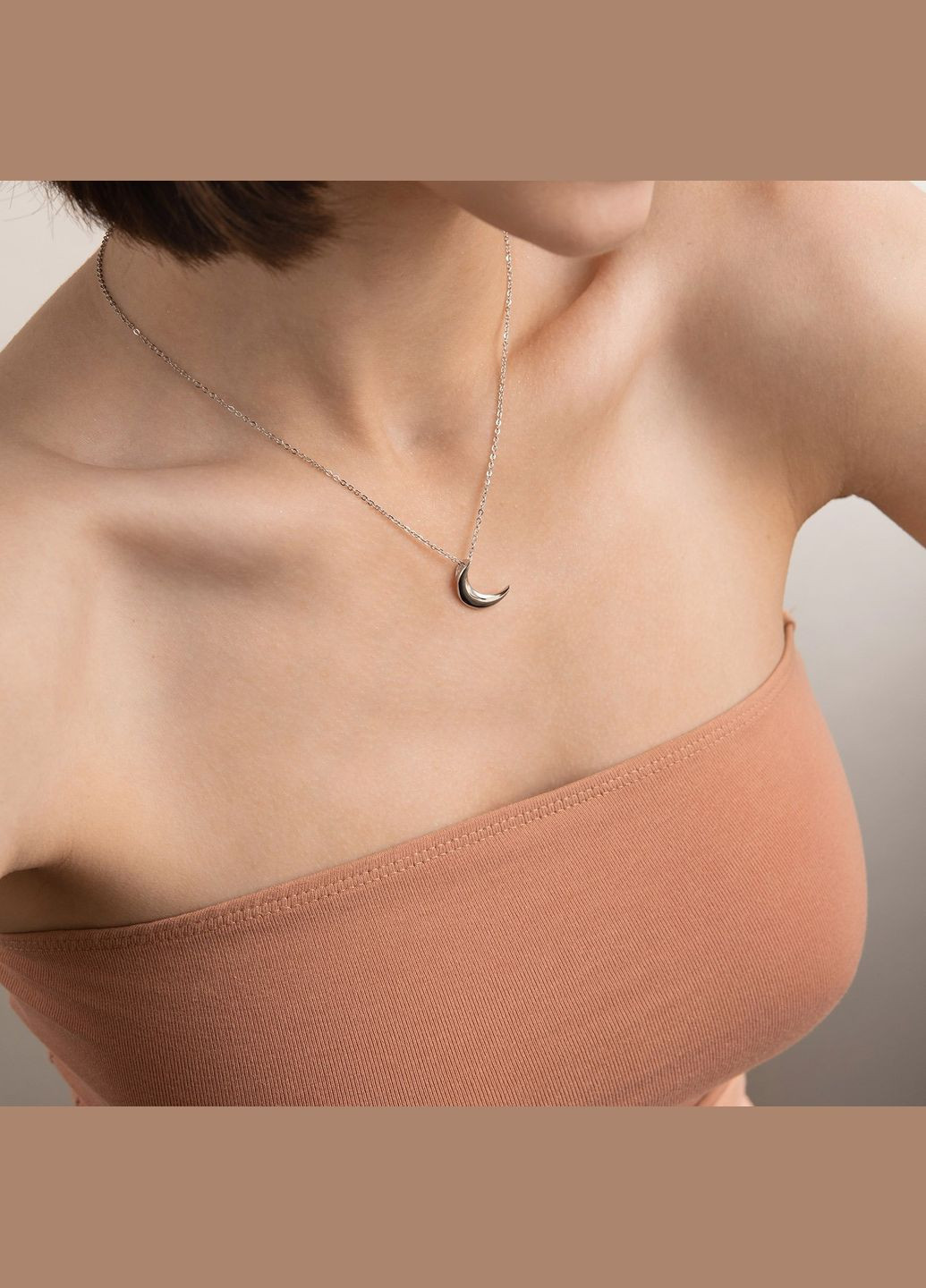 Колье Луна в серебре 181029 39 Oniks (264644109)
