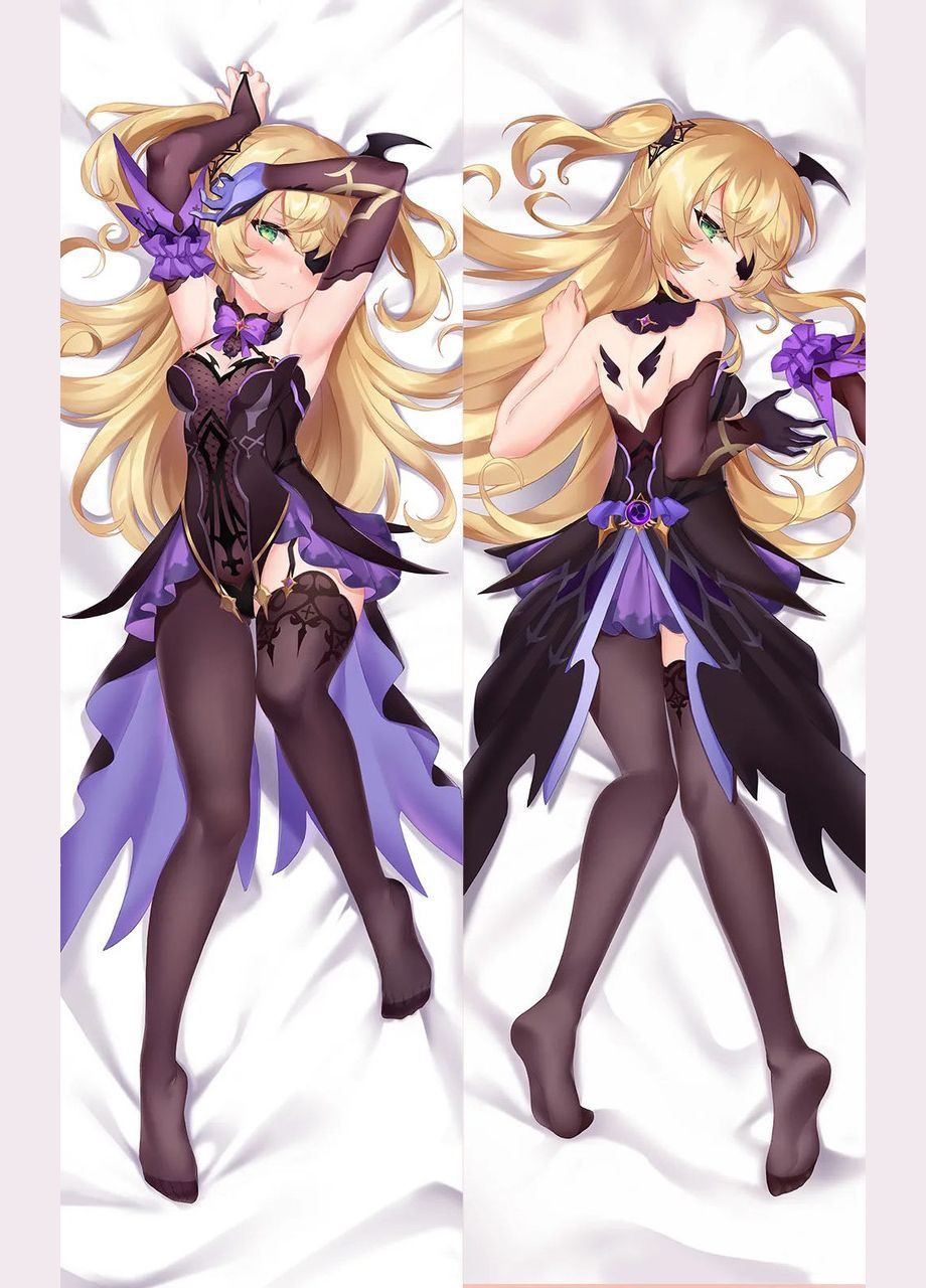 Подушка дакимакура двухсторонняя Fischl - Genshin Impact 100см No Brand (327842610)