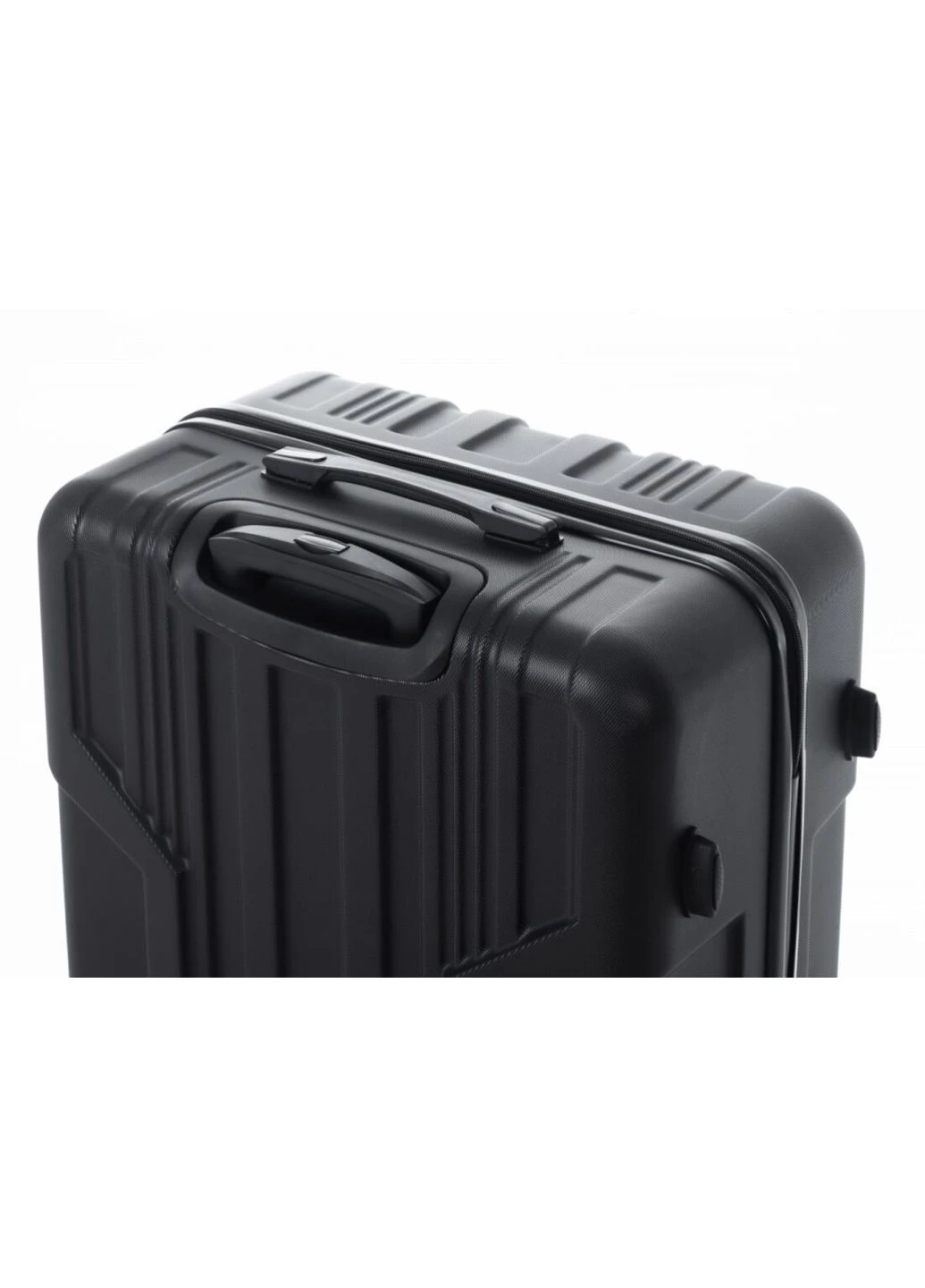 Велика дорожня валіза ABS-пластик R33423L-BL (Black/ ) на колесах No Brand (391263771)