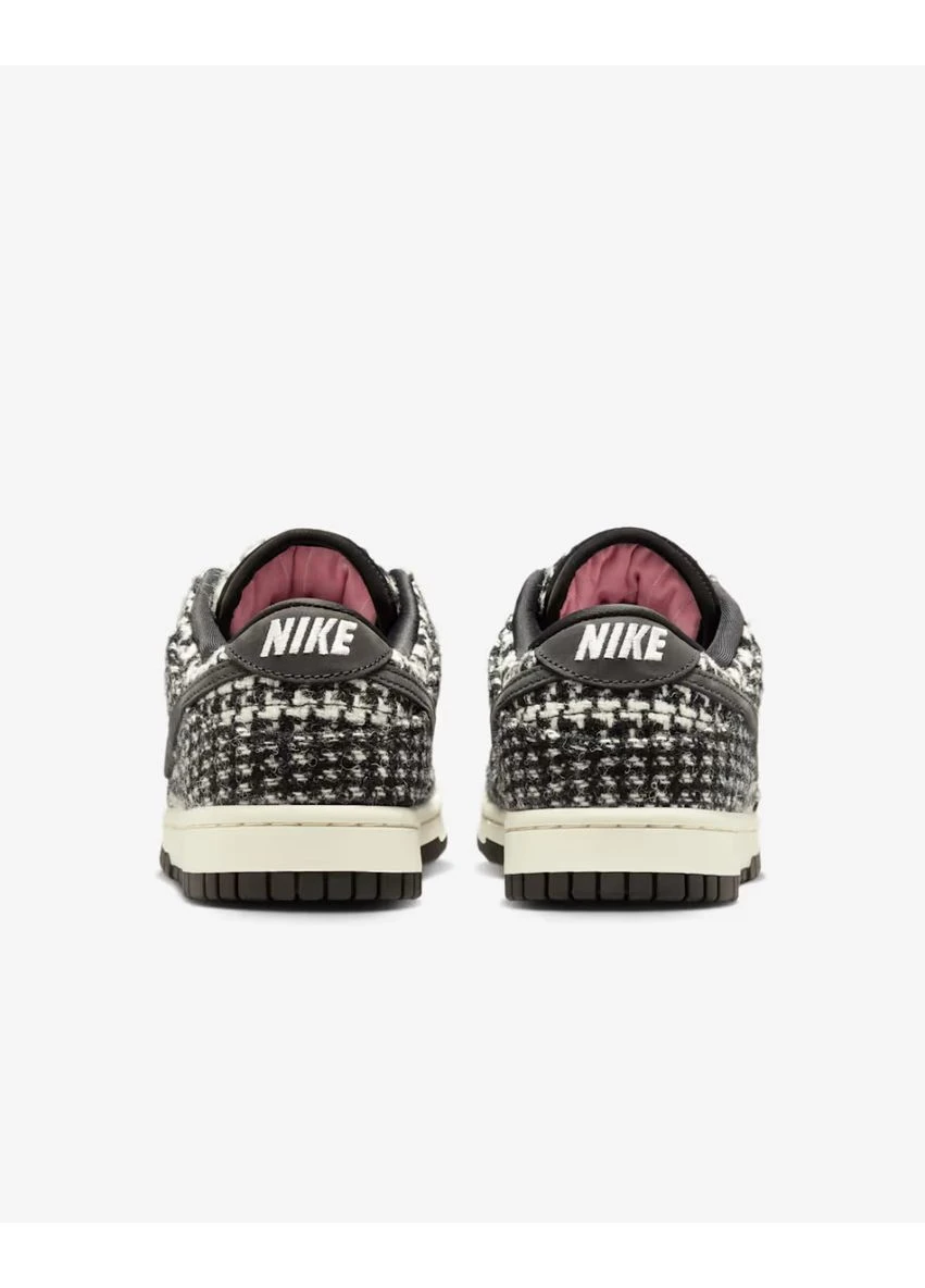 Кроссовки W DUNK LOW Nike чёрно-белые демисезоны (390371761)
