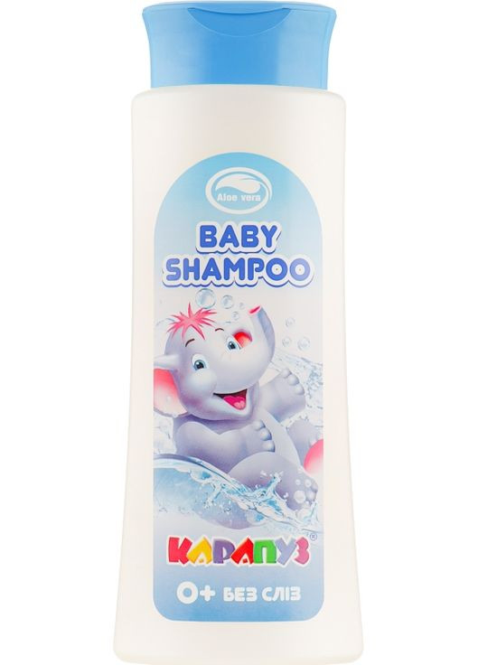 Дитячий шампунь "Слоненя" з екстрактом алое вера 250ml (802199-81493) Карапуз (368611009)