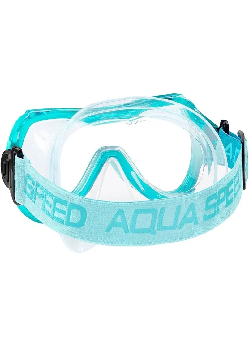 Маска для плавання дитяча бірюзова 622-04 Aqua Speed ALIZE FS (401176903)