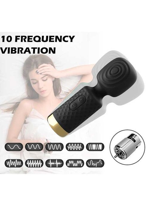 Мини вибратор для клитора микрофон USB черный - Вибраторы No Brand (370612246)