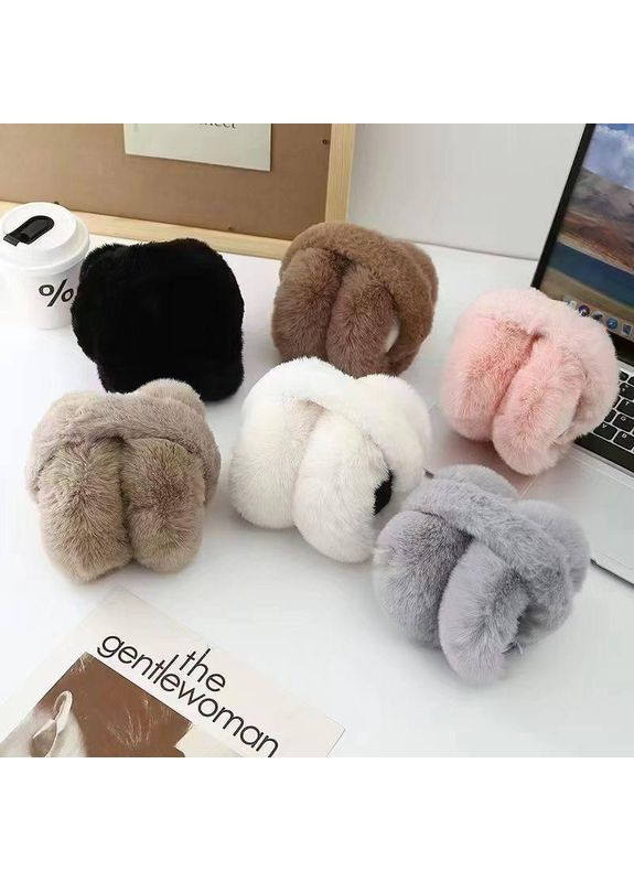 🧸Теплі пухнасті навушники Teddy, м’які зимові навушники для жінок і дівчаток No Brand (367165373)
