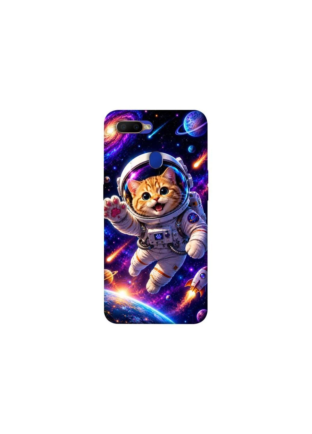 Чохол на Oppo A5s Space Cat Frontalka (396352000)