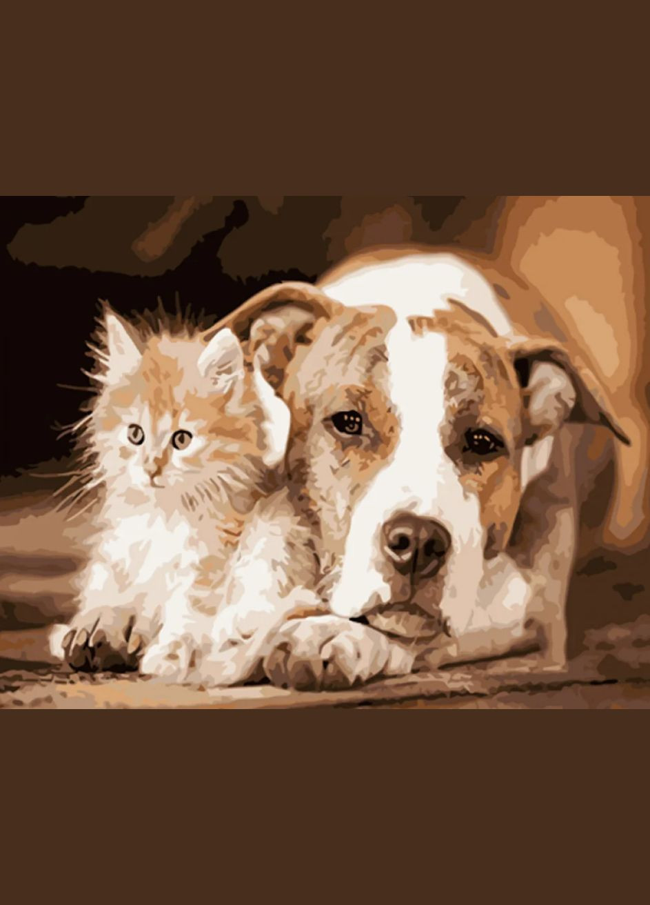 Картина за номерами Руді друзі 40х50 см GS947 ( ) Strateg (328946038)