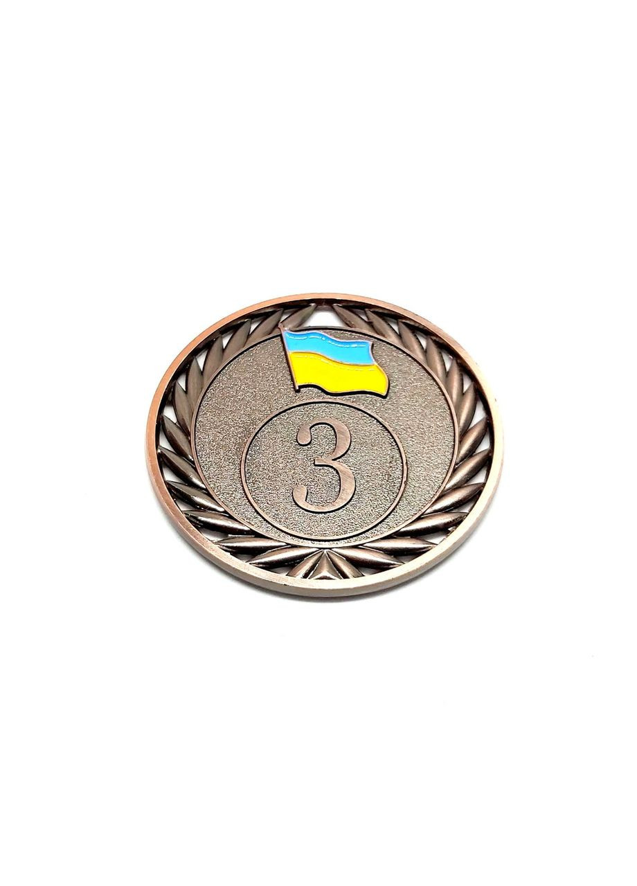 Медаль спортивная 5 см с лентой за ІІІ место J2509B () SNS (316141909)