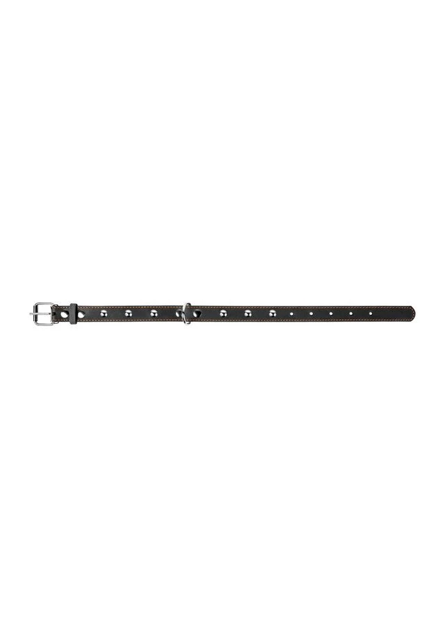 Ошейник одинарный с украшениями (ширина 25мм, длина 38-50см) черный Collar (362583602)