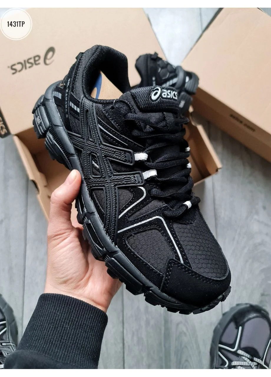 Черные летние кроссовки asics gel-kahana k8 total black асикс гель кахано 8 No Brand