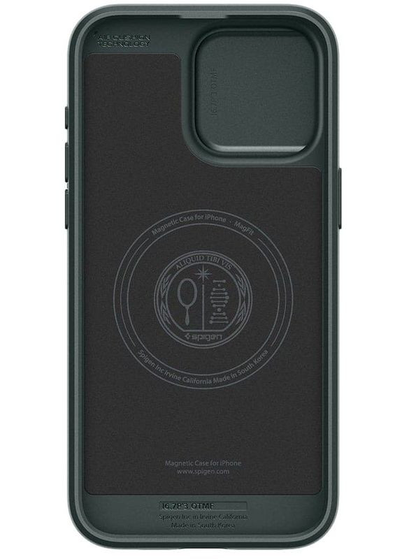 Чохол-накладка Optik Armor MagFit для Apple iPhone 15 Pro Max Abyss Green (ACS06600) Spigen (366831904)