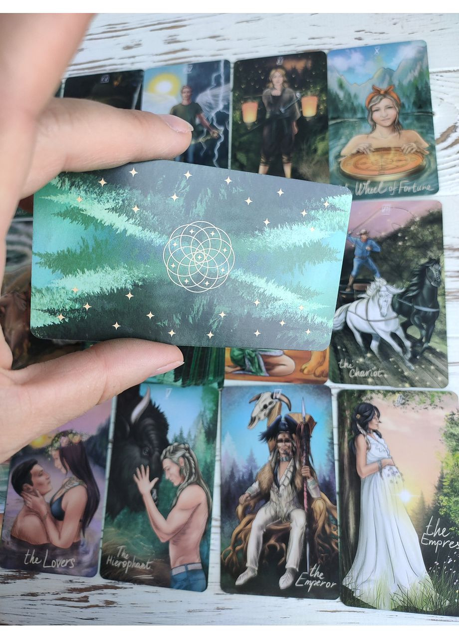 Таро Дикие Отображение Wild reflections 6х10 см в металлической коробке Tarot (351372717)